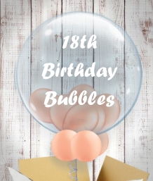 Personalised 18th Birthday Bubble Balloon in a Box | Party Save Smile